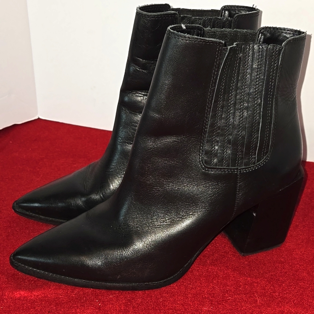 Steve Madden Leather Acton Chelsea Boots Size 10M Made In Brazil